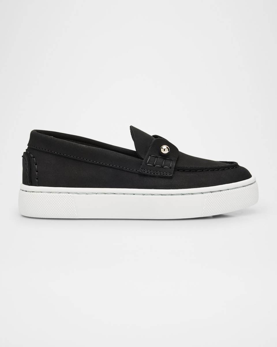 Boy's Chambelikid Nubuck Leather Boat Shoes, Toddler/Kids